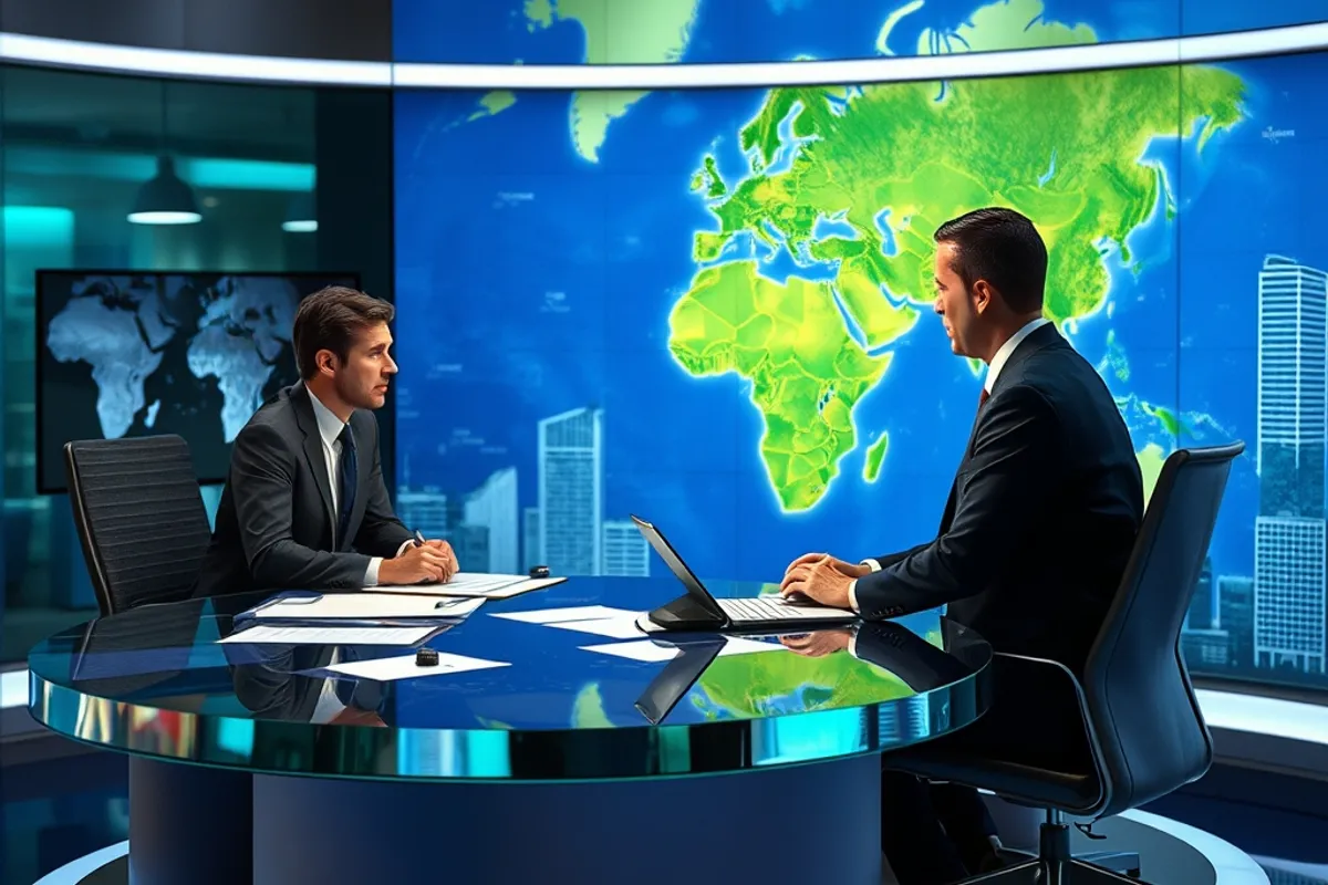 Global Perspectives desk illustration