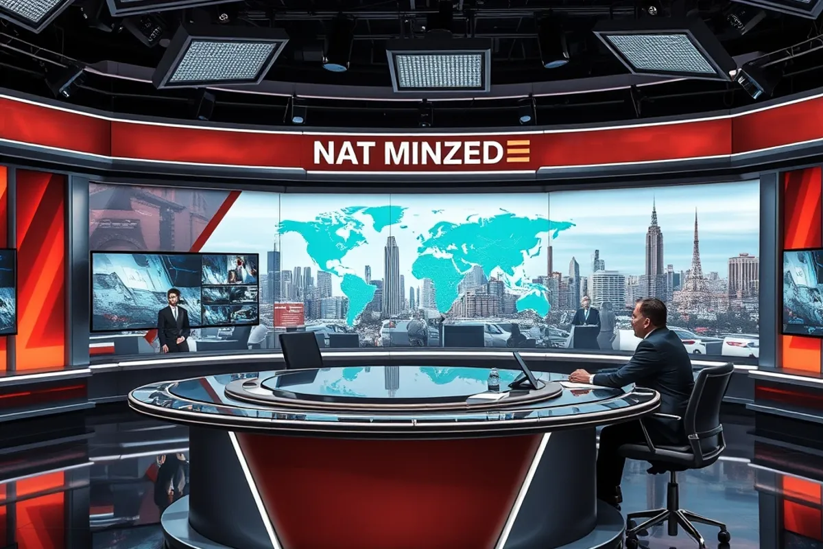 National Headlines desk illustration